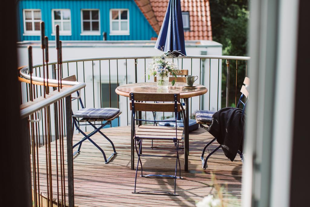 Haus Am Schilf Lejlighed Wieck Eksteriør billede